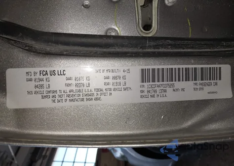 2015 Dodge Dart Se from USA, damaged, VIN 1C3CDFAA7FD375255